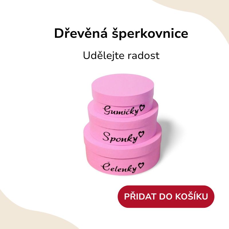 Tip na dárek dětská šperkovnice