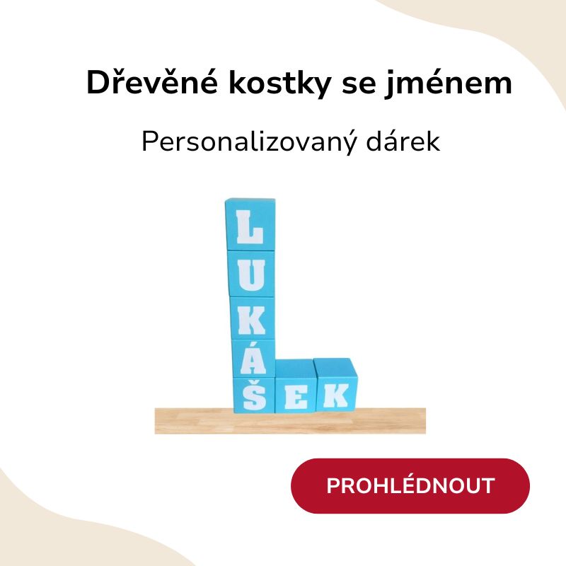 Tip na dárek kostky