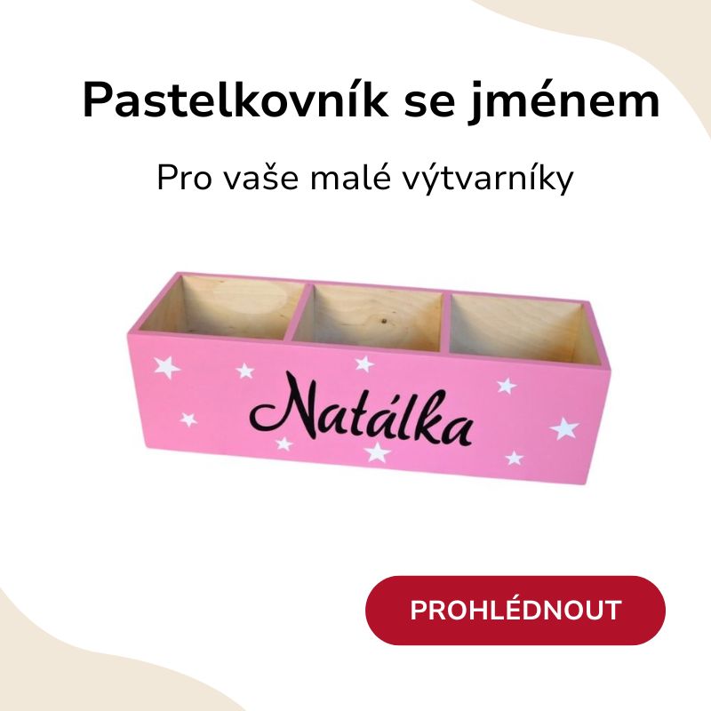 Tip na dárek pastelkovník se jménem
