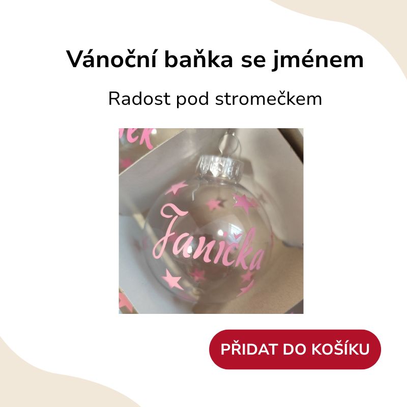 Tip na dárek plastové baňky