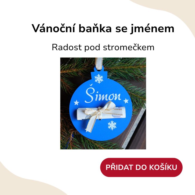 Tip na dárek kapsa na peníze