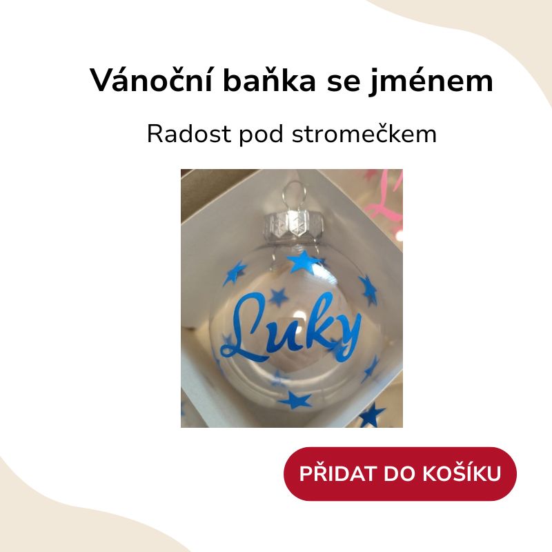 Tip na dárek plastová baňka