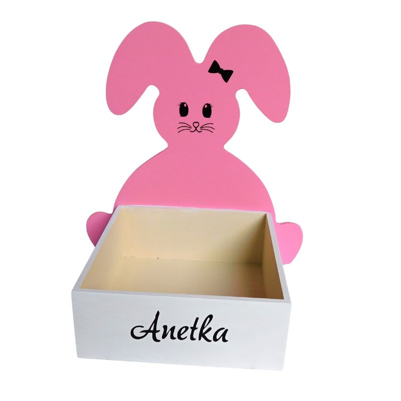 Dřevěný velikonoční box na pomlázku HOLKA