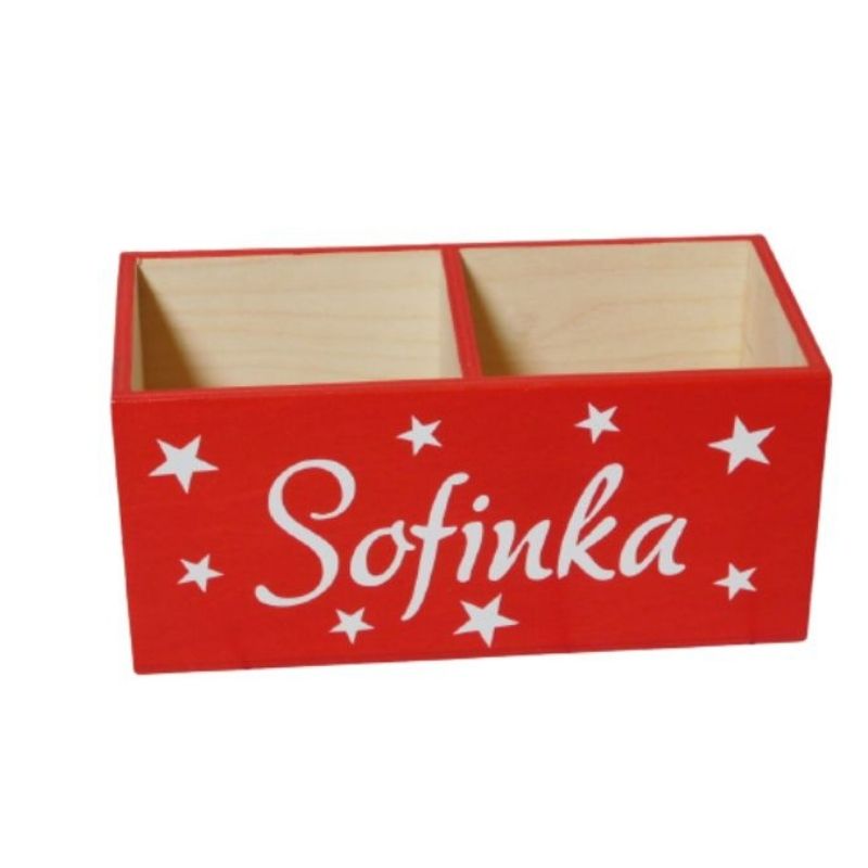 Pastelkovník se jménem - červený
