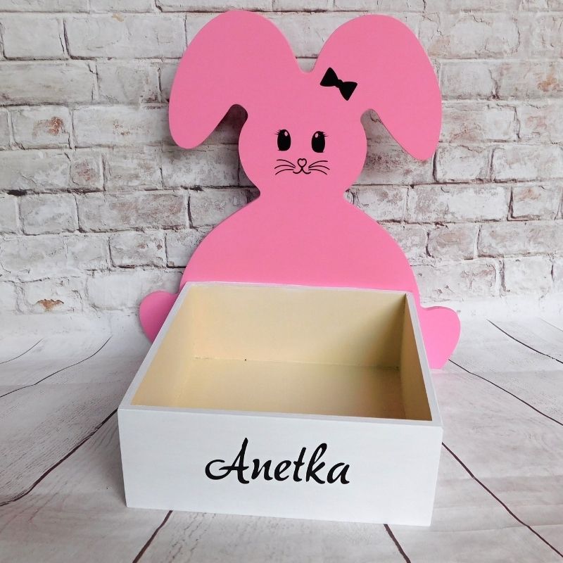 Dřevěný velikonoční box na pomlázku HOLKA