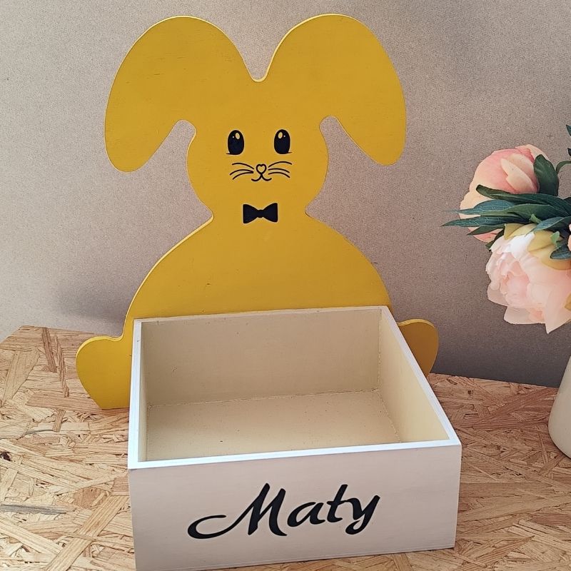 Dřevěný velikonoční box na pomlázku KLUK