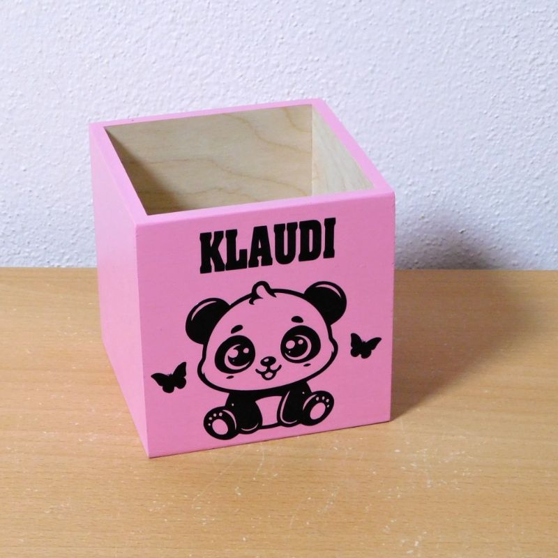 Přihrádka na pastelky panda
