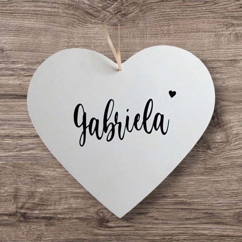 Dřevěná jmenovka na dveře