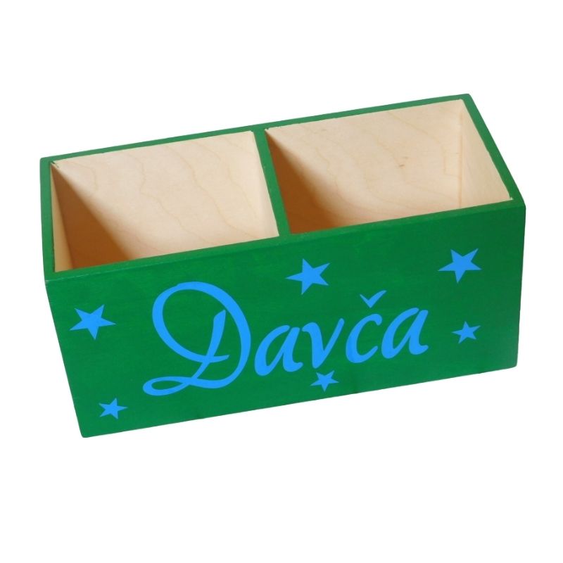 Organizér na tužky se jménem tmavě zelený