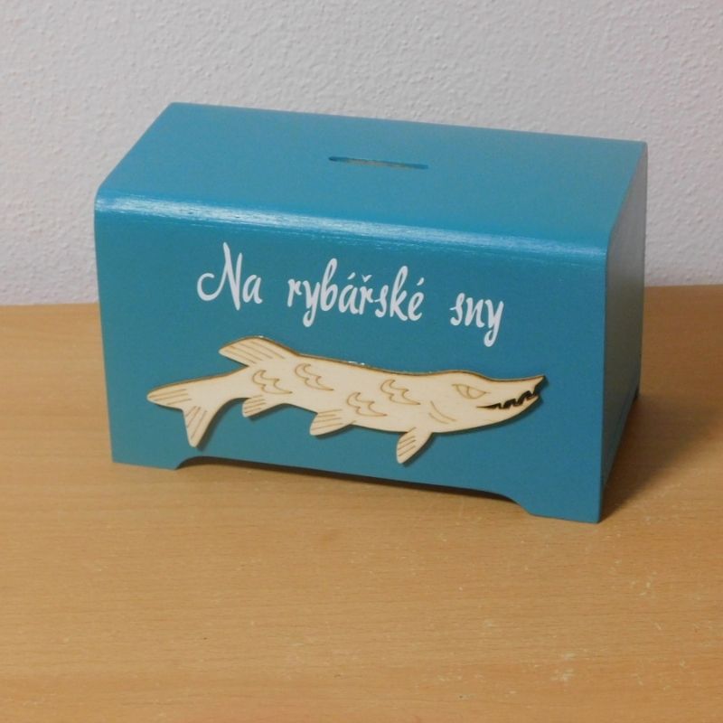 Pokladnička Na rybářské sny