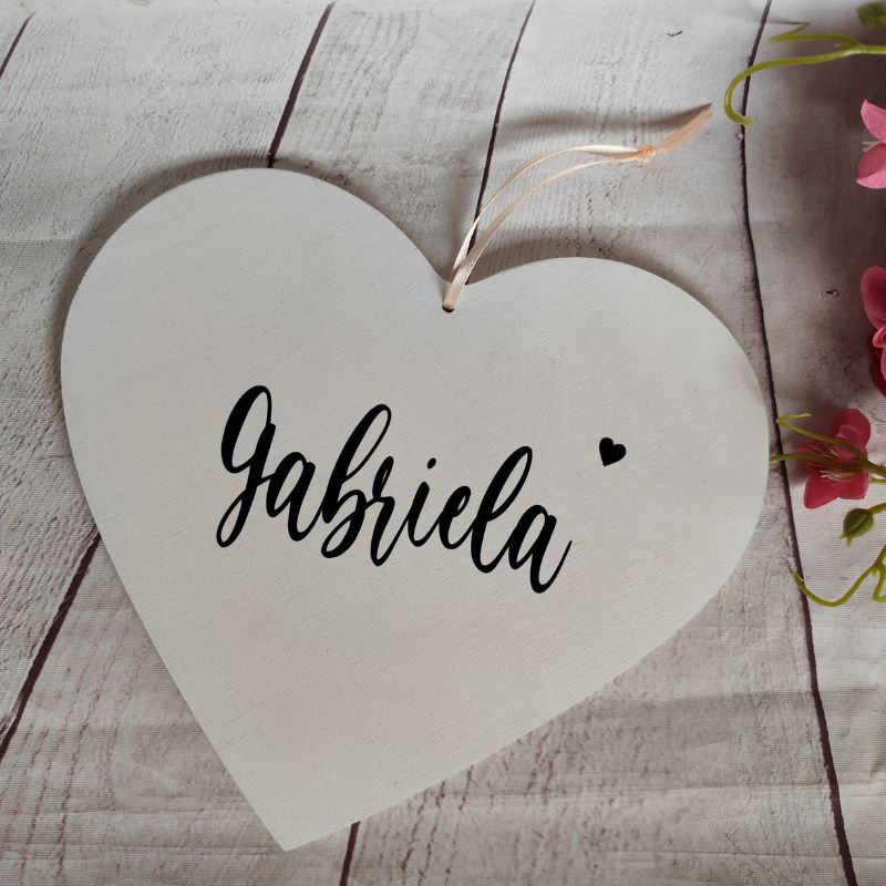 Dřevěná jmenovka na dveře