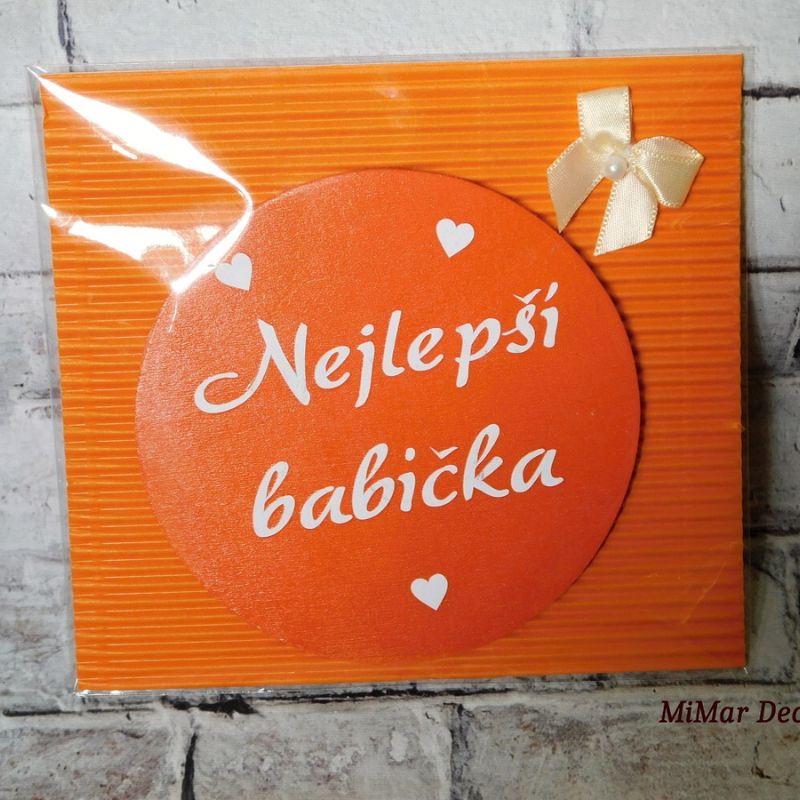 Dřevěná magnetka Nejlepší babička