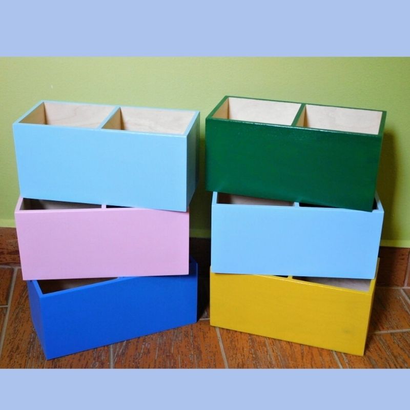 Pastelkovník ze dřeva jednobarevný