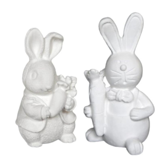 Sada zajíčci s mrkvičkou 2 kusy