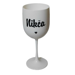 Sklenička se jménem BÍLÁ