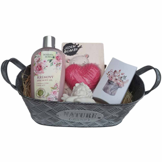 Bohemia Gifts Andělský plechový dárkový box z lásky