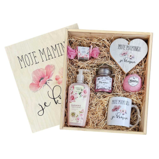Bohemia Gifts Dřevěný dárkový box – moje maminka je krásná