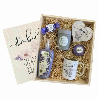 Bohemia Gifts Dřevěný dárkový box – babičky dělají život krásnější