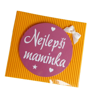 Dřevěná magnetka Nejlepší maminka