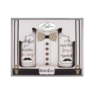 Bohemia Gifts Kosmetická sada dědečkovi – sprchový gel 100 ml, šampon 100 ml a mýdlo 100 g