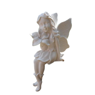Dekorace víla s květinou