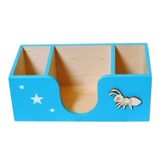 Dětský tužkovník na pastelky a bločky