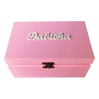 Dárková dřevěná bedýnka pro babičku