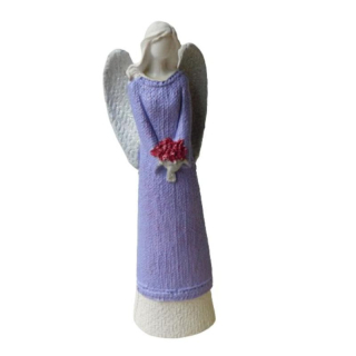 Andělka Barborka s kyticí FIALOVÁ