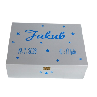 Vzpomínková krabice k narození miminka